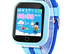 Ceas GPS Copii iUni Kid601, Telefon incorporat, Alarma SOS, 1.54 Inch, Touchscreen, Jocuri, Blue